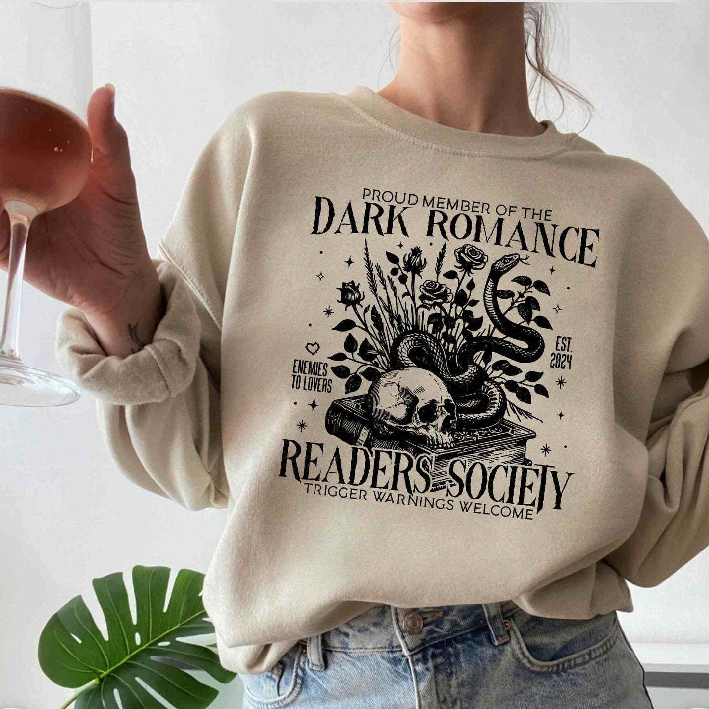 Dark Romance Sweater (Front or Back)