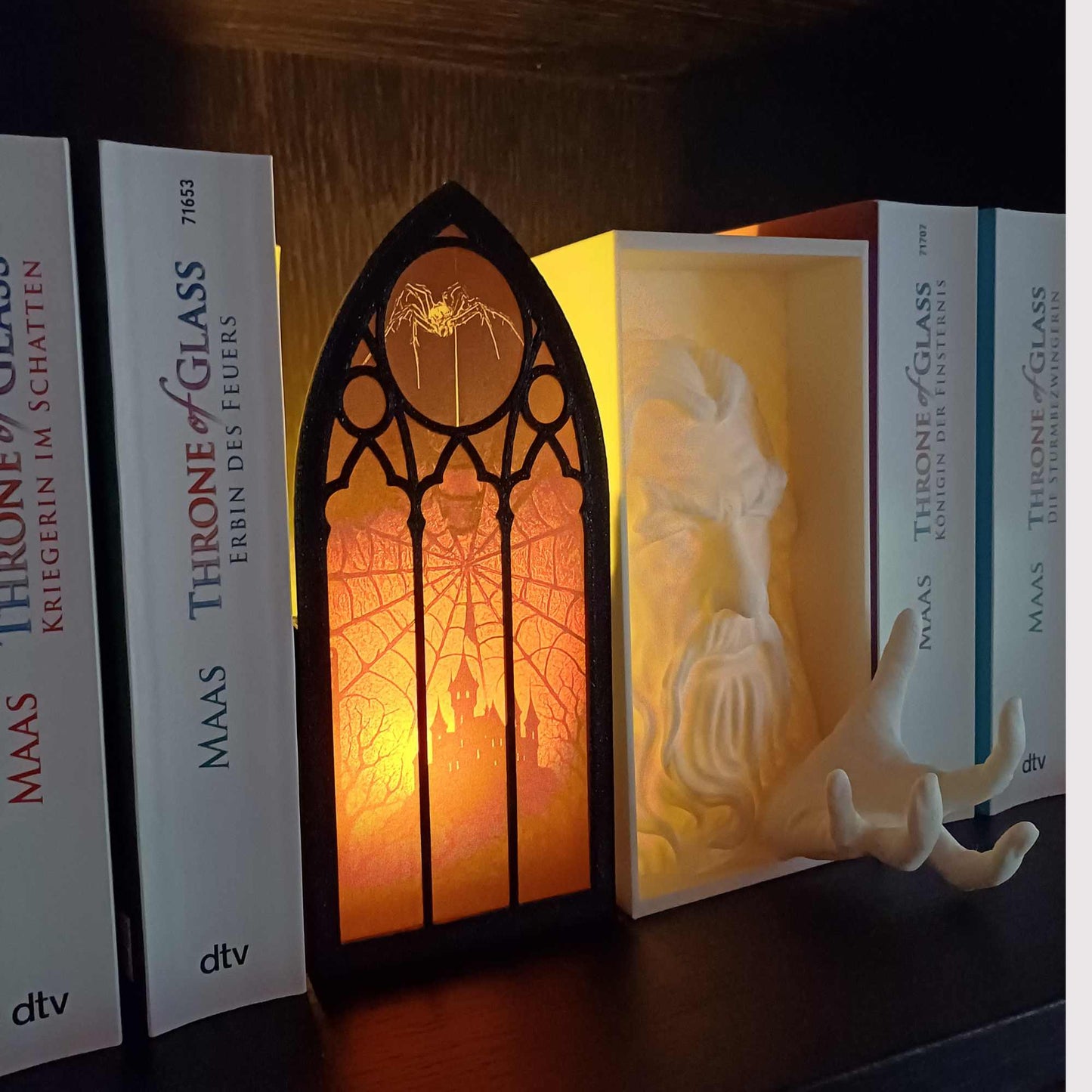 Spooky Town leuchtends Booknook