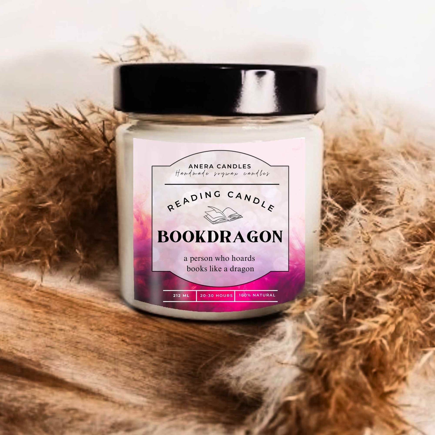 Bookdragon Lesekerze