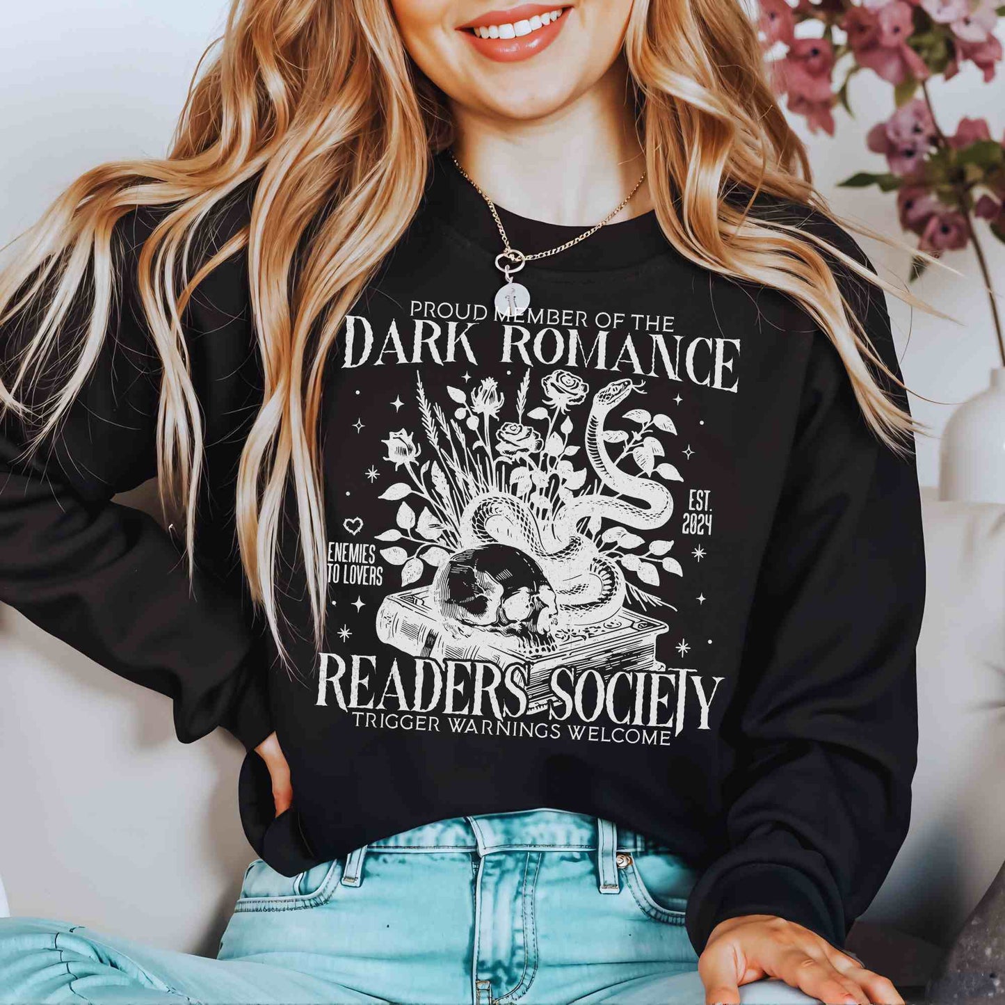 Dark Romance Sweater (Front or Back)