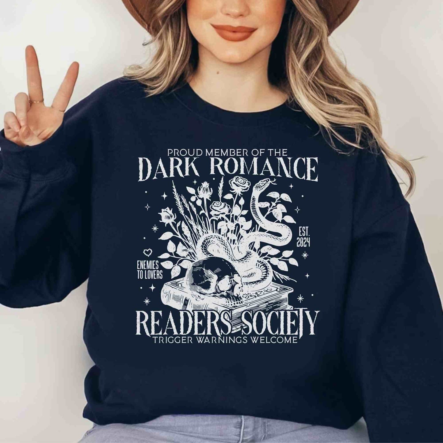 Dark Romance Sweater (Front or Back)