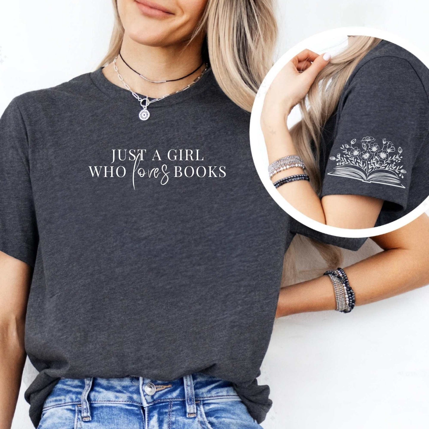 Just a girl who loves Books Bookish Shirt - limitierte Sommerkollektion