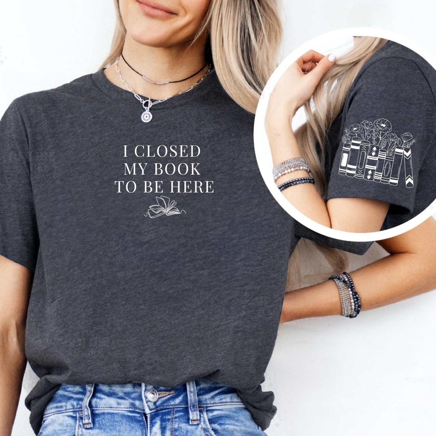 I closed my book to be here Bookish Shirt - limitierte Sommerkollektion