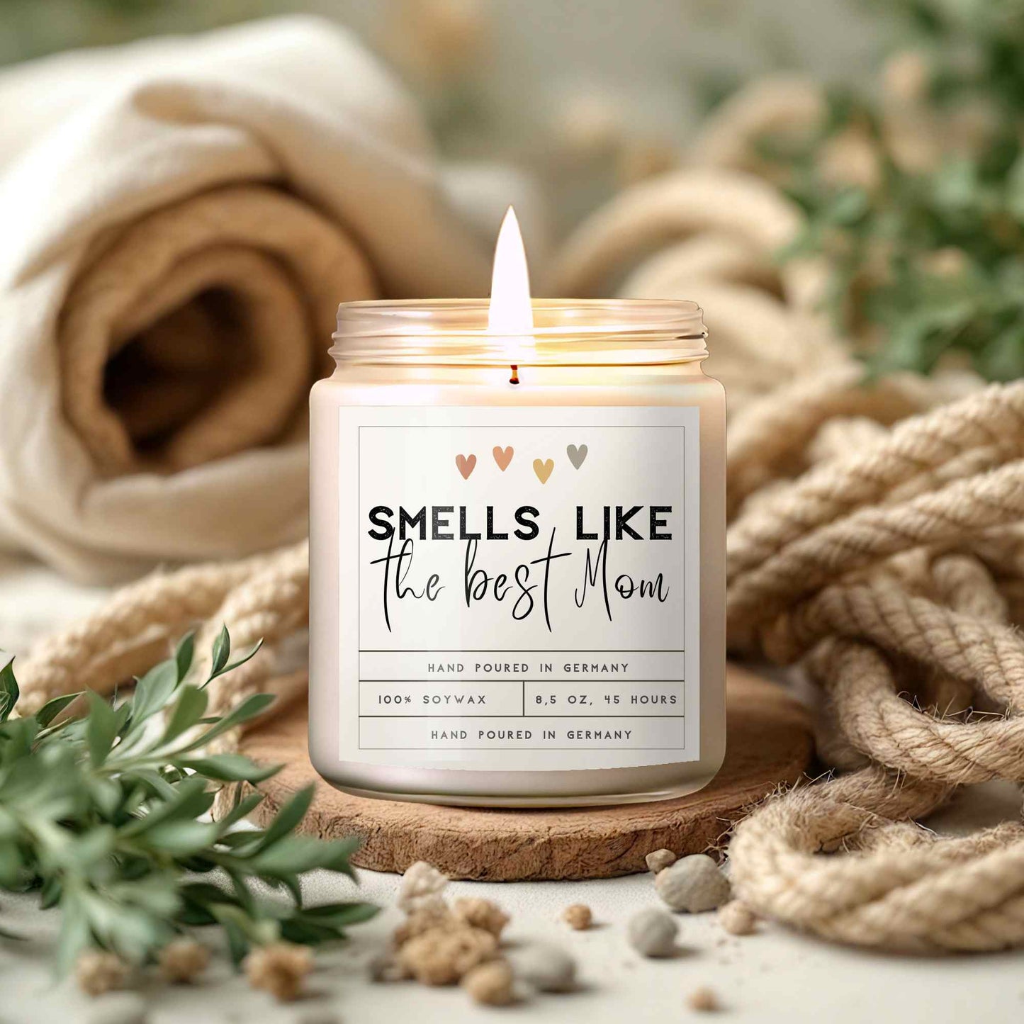 Smells like "the best Mom" Kerze