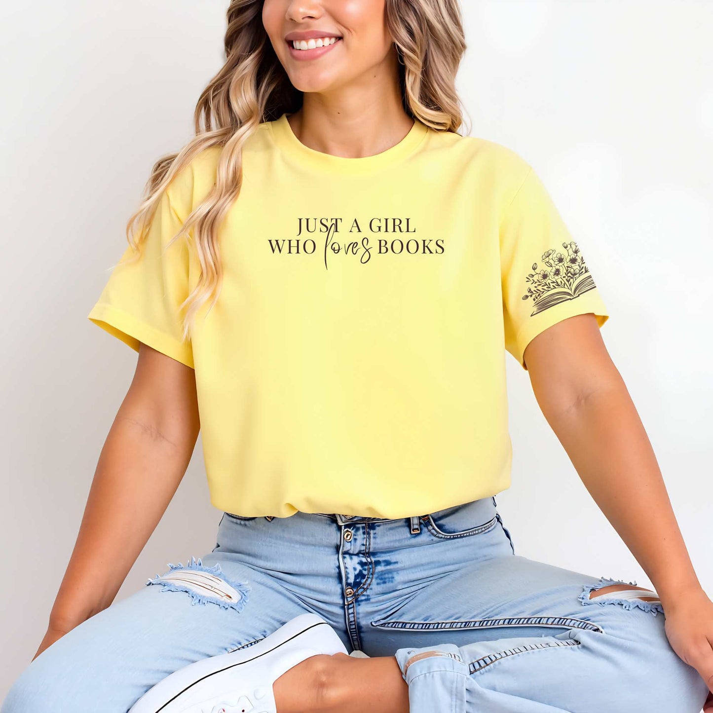 Just a girl who loves Books Bookish Shirt - limitierte Sommerkollektion