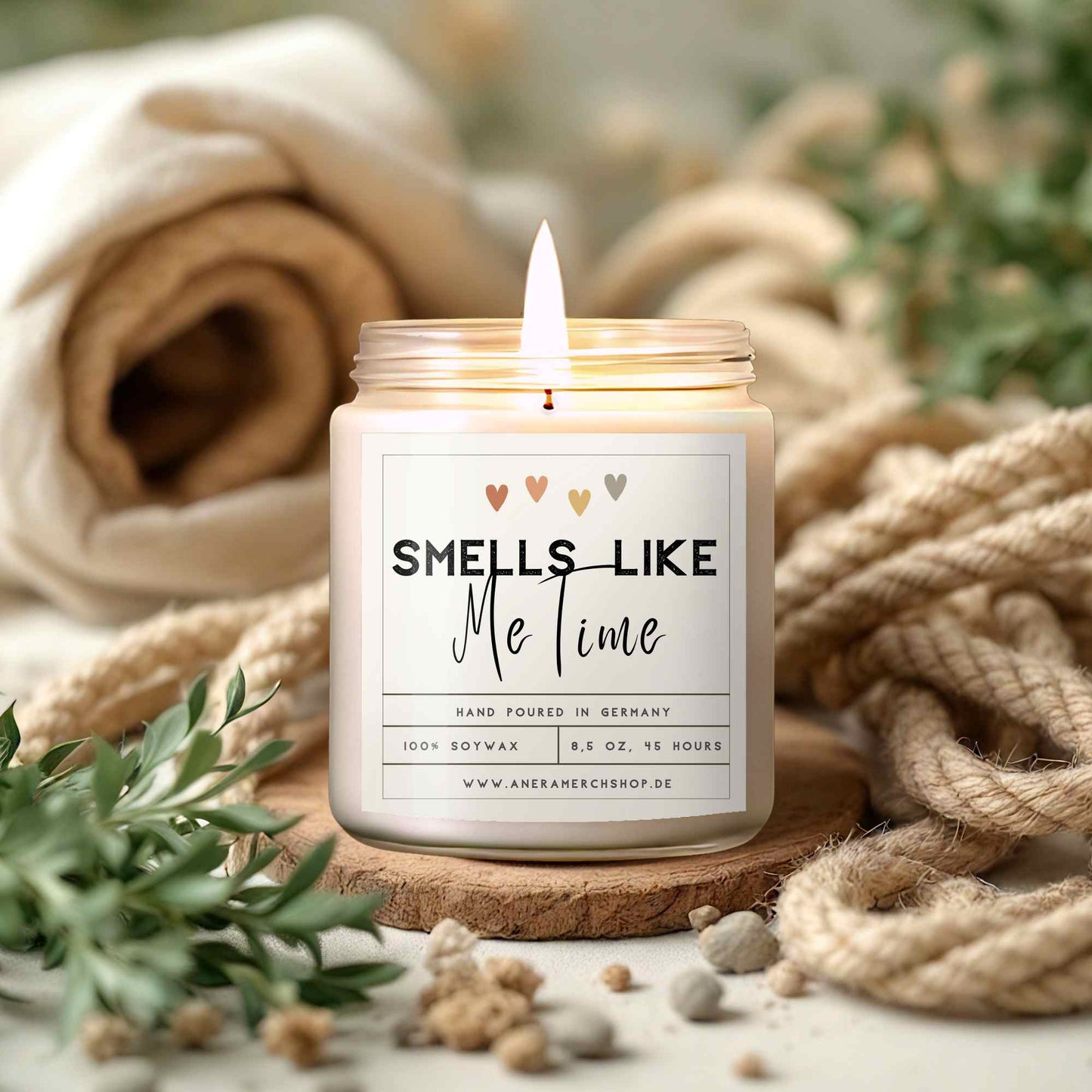 Smells like "Me Time" Kerze