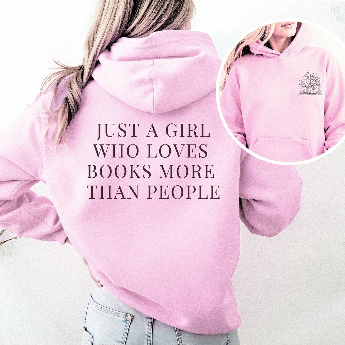 Just a Girl Bookish Hoodie - limitierte Sommerkollektion