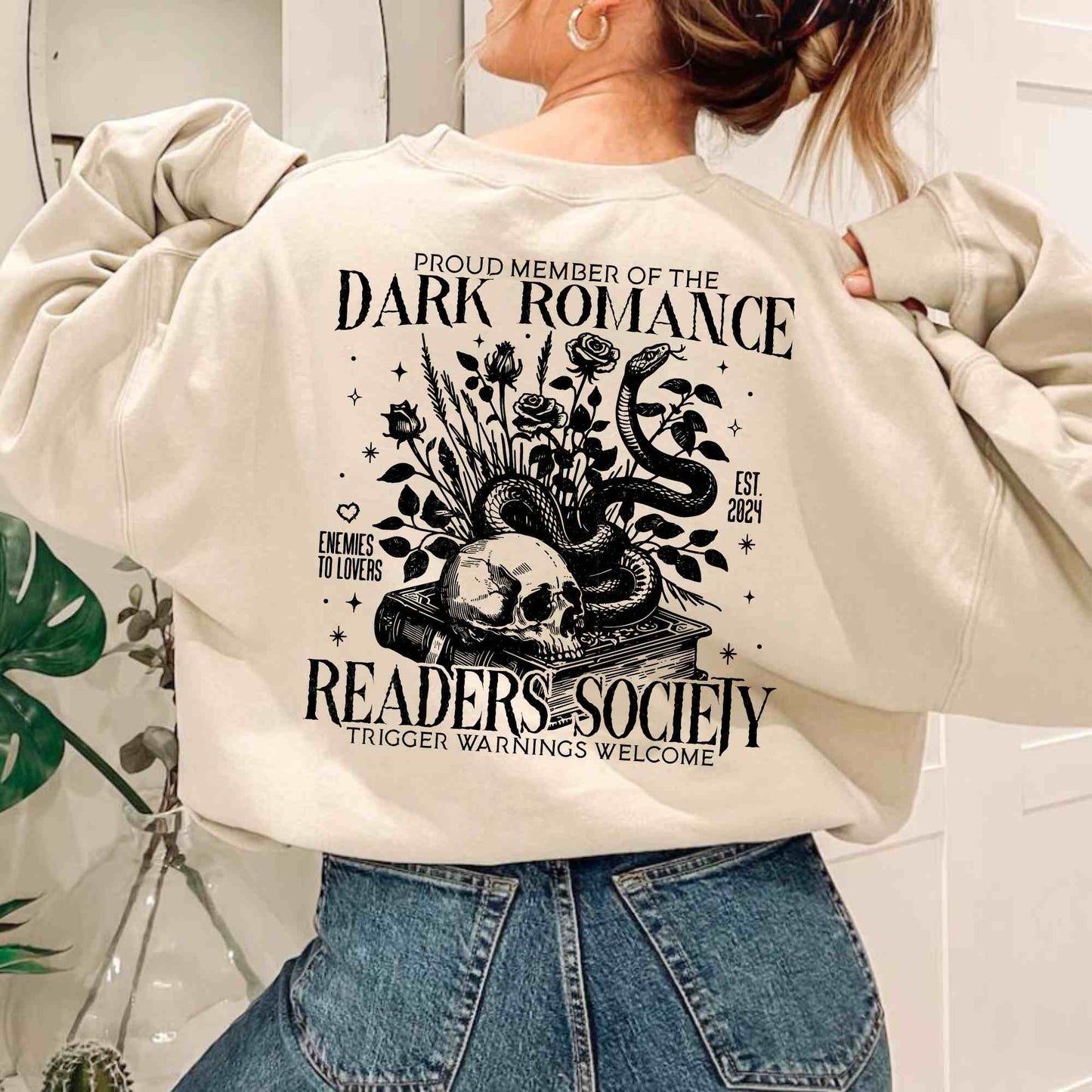 Dark Romance Sweater (Front or Back)