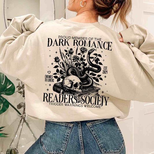 Dark Romance Sweater (Front or Back)