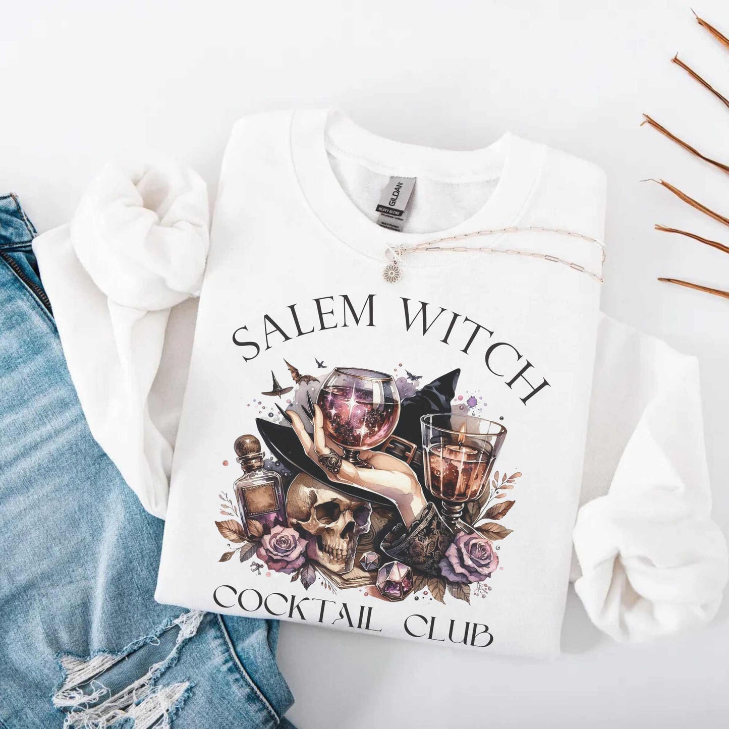 Salem Witch Sweater/Hoodie Halloween Kollektion
