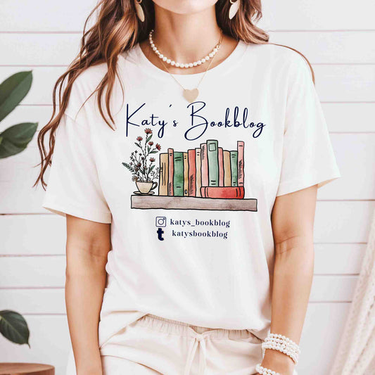 personalisierbares Bücherblogger Shirt