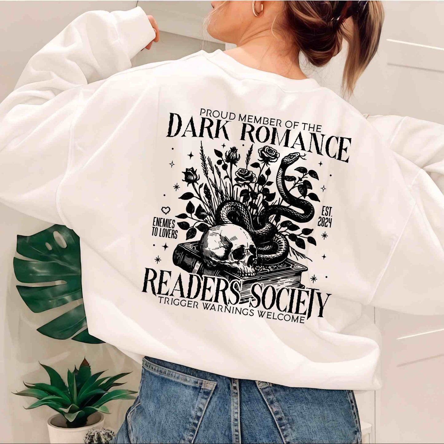 Dark Romance Sweater (Front or Back)