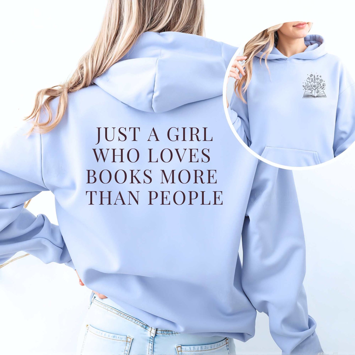 Just a Girl Bookish Hoodie - limitierte Sommerkollektion