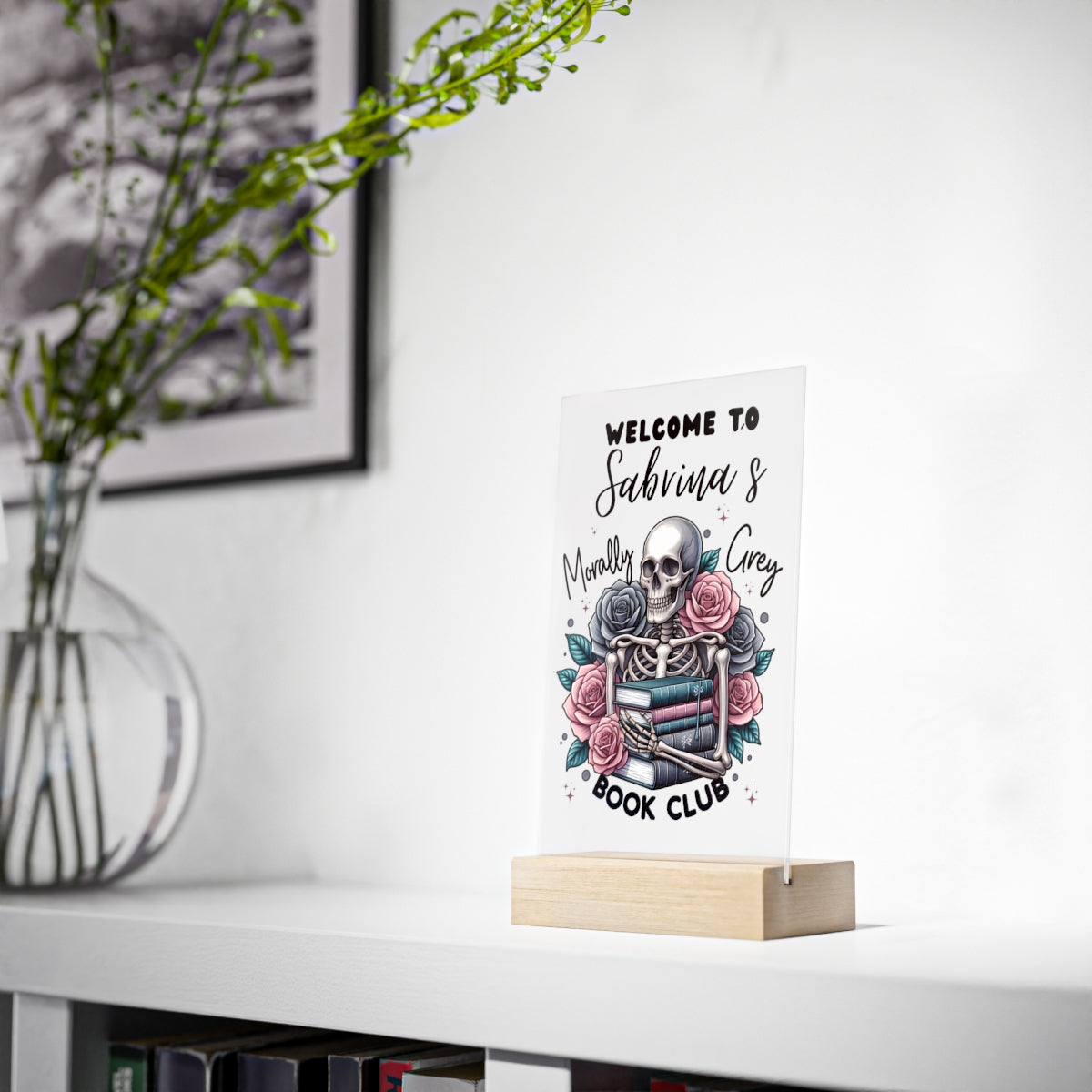 Morally Grey – personalisiertes Schild