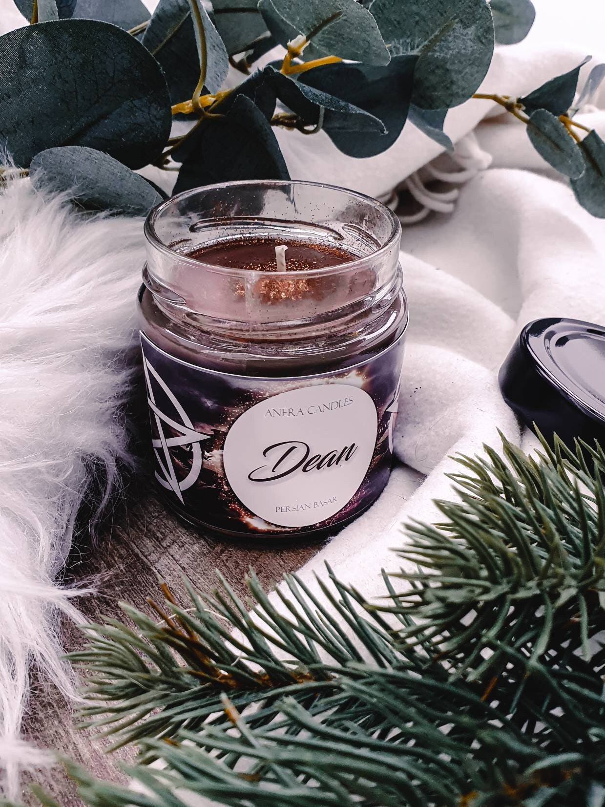 Dean Winchester | supernatural inspired | Book candle | Bookcandle, scented candle, candle to series | handmade from soya wax ideal gift