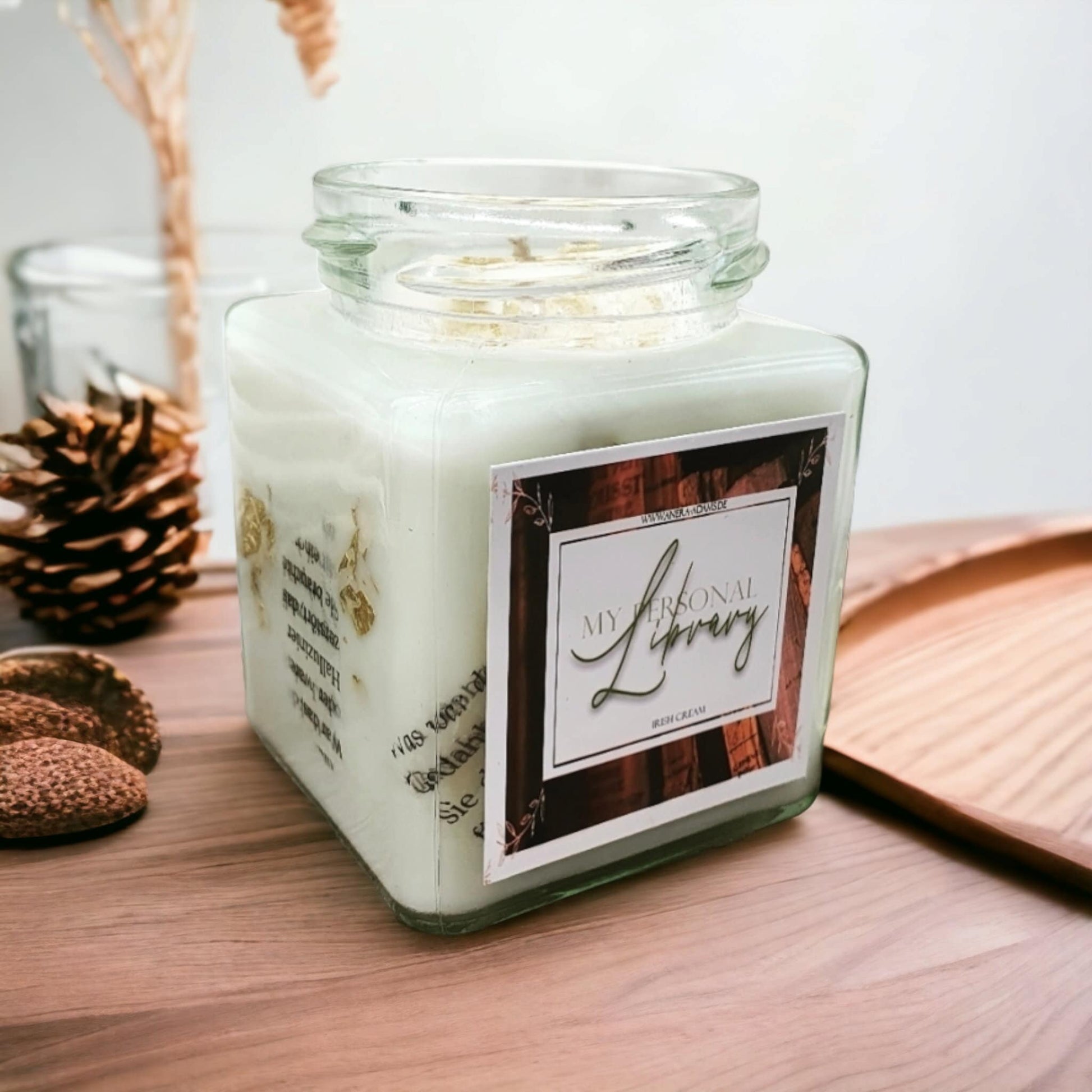 My Personal Library | Buchkerze bookish Bücher | Bookcandle | Duftkerze | Bookish Candle | handgefertigt aus soyawachs | vegan