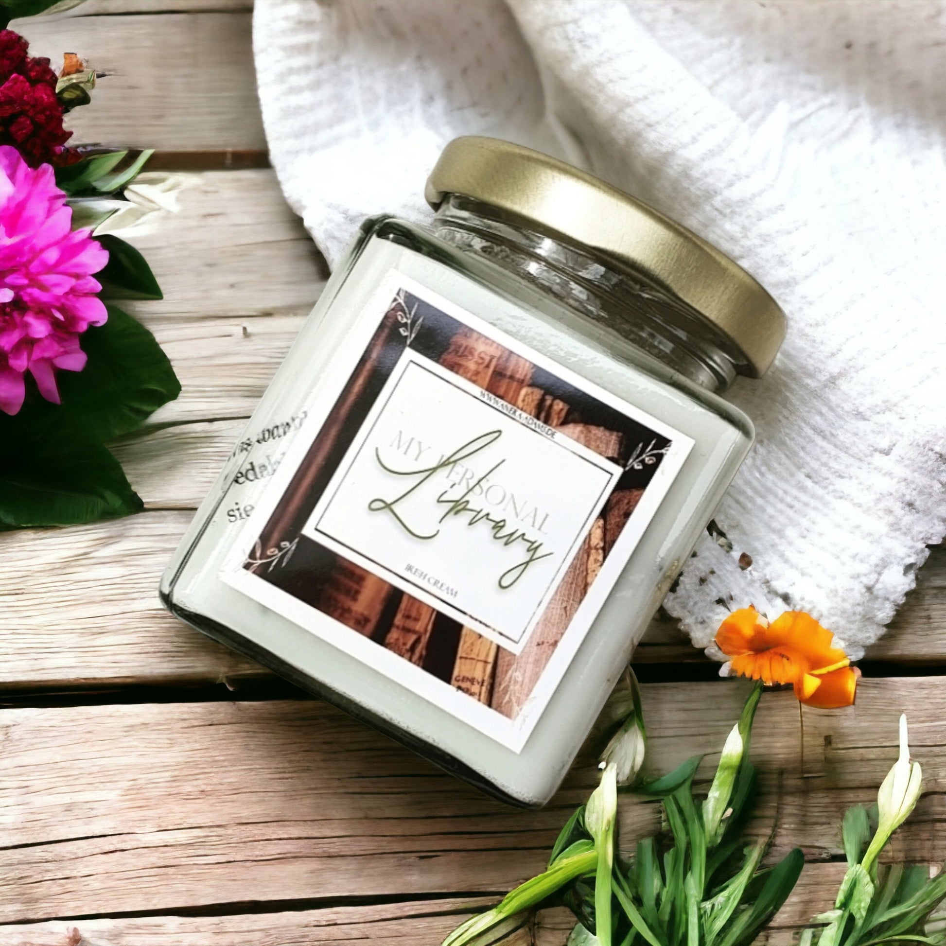 My Personal Library | Buchkerze bookish Bücher | Bookcandle | Duftkerze | Bookish Candle | handgefertigt aus soyawachs | vegan