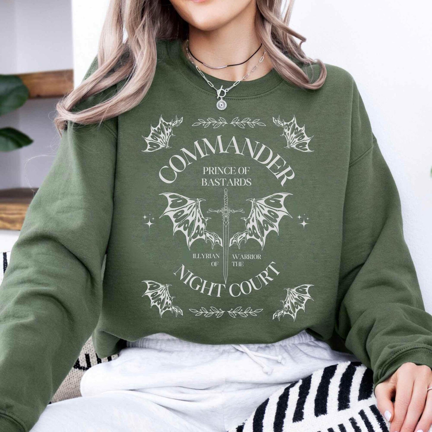 ACOTAR Cassian Sweatshirt, Night court shirt, a court of merch, bookish gifts, SJM shirt, Bookfan Gift, reading shirt, acotar-Merchandise