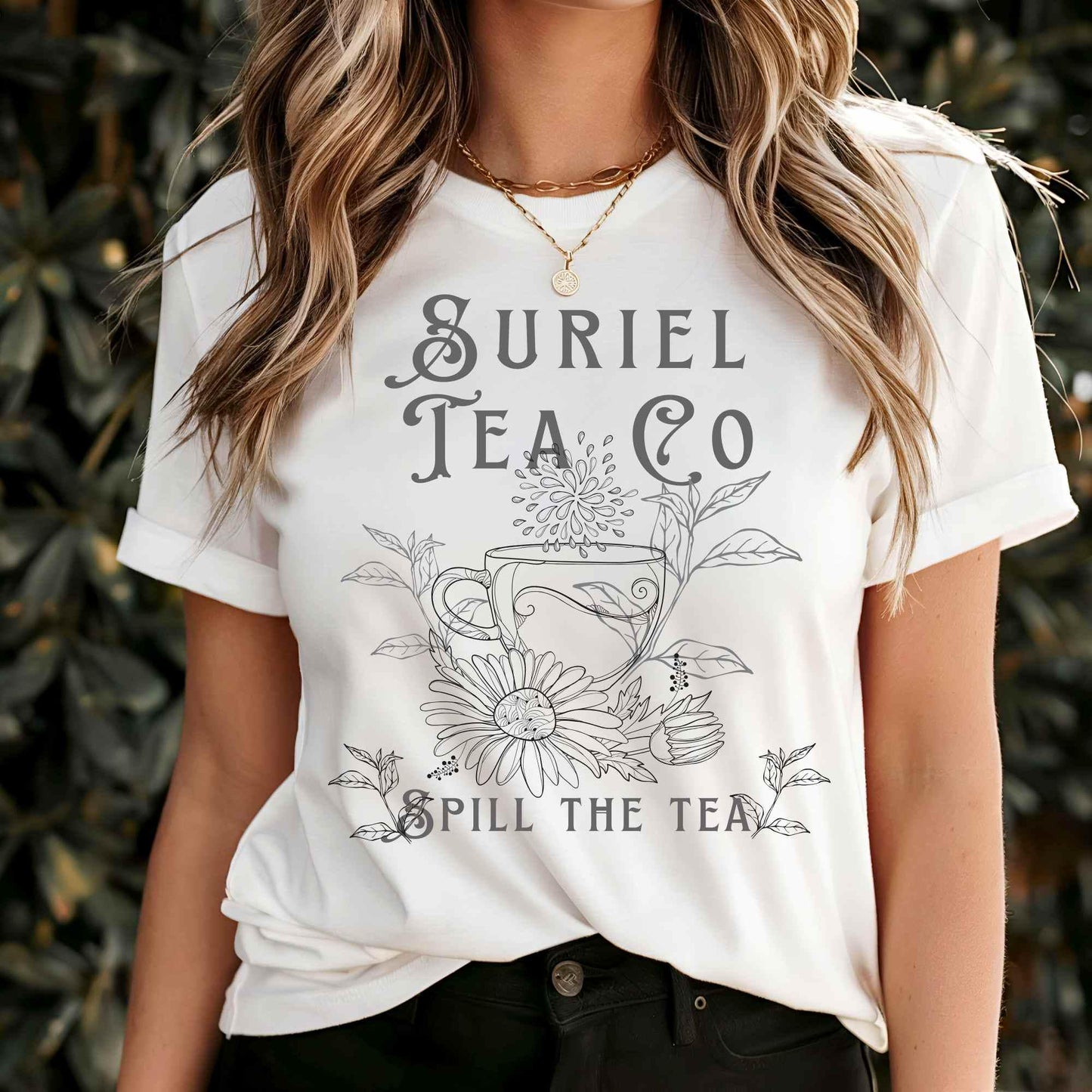 suriel tea Shirt, ACOTAR tee, Rhysand, Bat Boys, Night Court Shirt, Booktok reading, Spill the Tea T-Shirt, Bookstagram, Reading Shirt