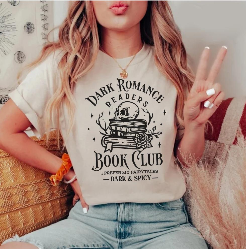 Booktok reading Shirt, Dark Romance T-Shirt, Dark Romance Reader, Bookstagram, Bookfan Gift, trigger warnings, morally grey club, spicy book