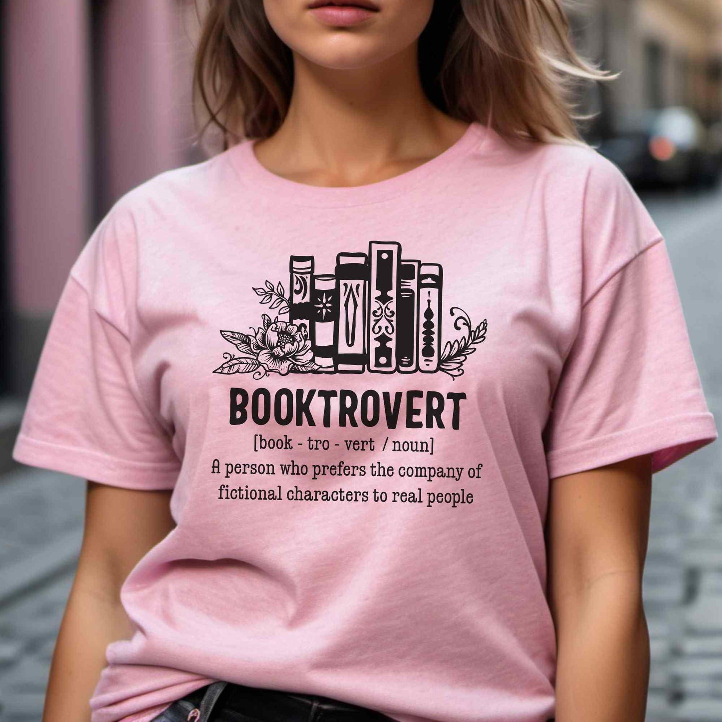 Introverted Book Lover Tee - Perfect for Bibliophiles! Readingshirt, literary gift, Booktok Reading Shirt, literature Shirt, Bookfan Gift