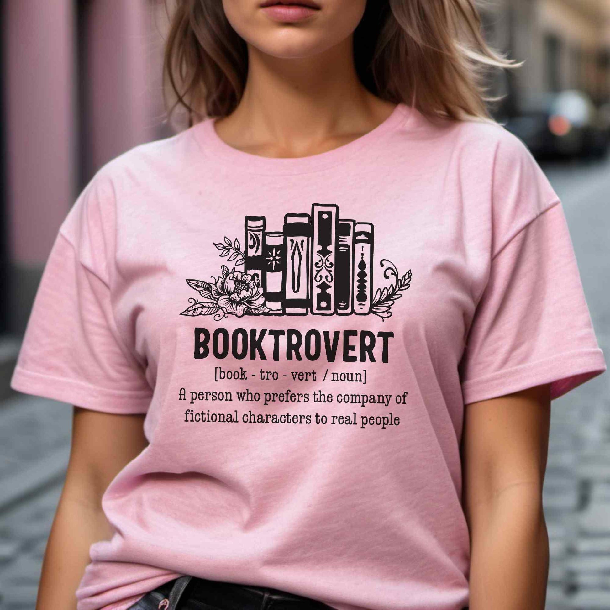 Introverted Book Lover Tee - Perfect for Bibliophiles! Readingshirt, literary gift, Booktok Reading Shirt, literature Shirt, Bookfan Gift