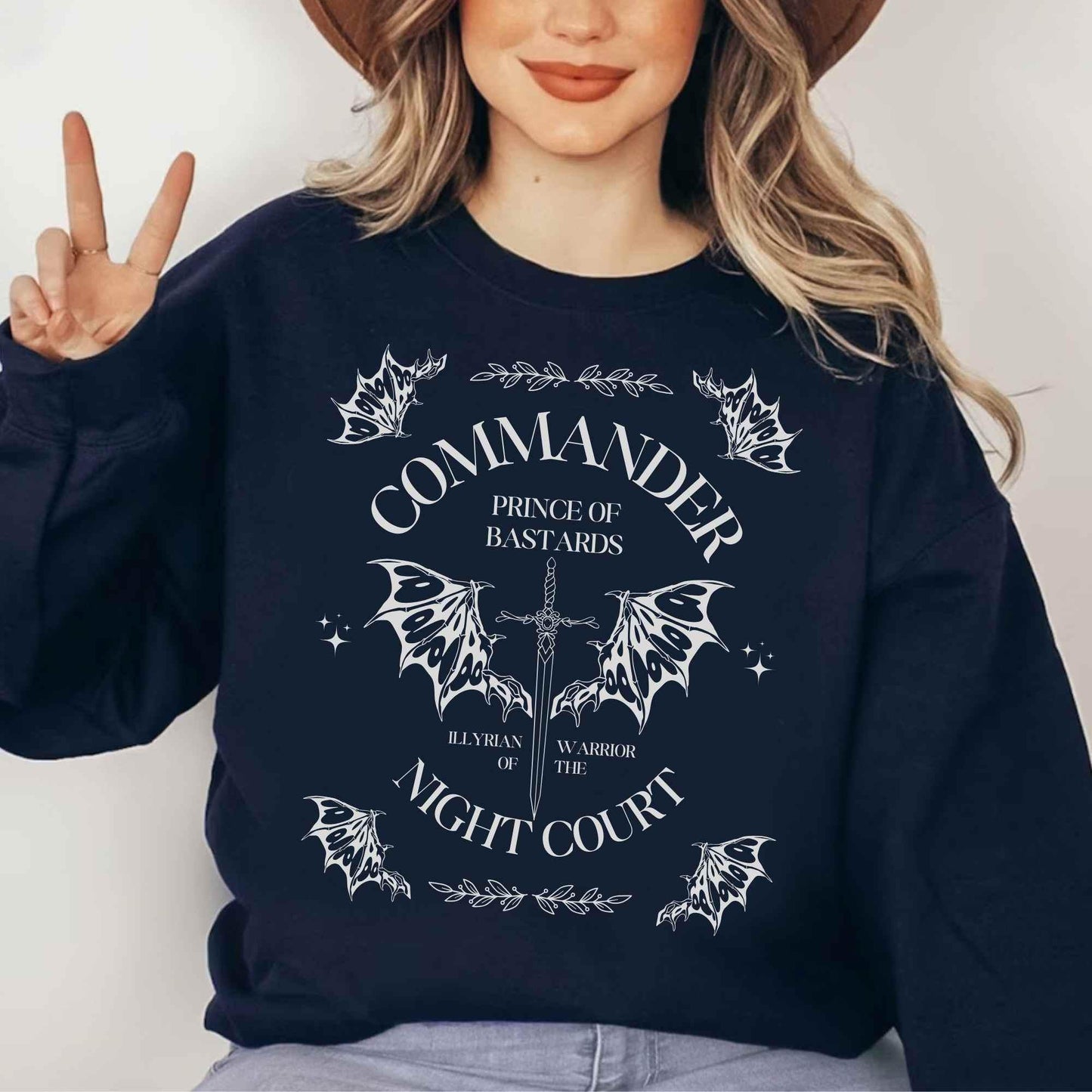 ACOTAR Cassian Sweatshirt, Night court shirt, verlaris merch, bookish gifts, Velaris shirt, Bookfan Gift, reading shirt, acotar-Merchandise