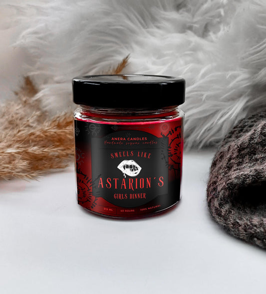 Astarion-Candle, Baldurs Gate 3 Candle, Baldurs Gate Astarion, Girls Dinner, astarion, BG3 Merch, Gale, Wyll, Astarion approved, DnD candle