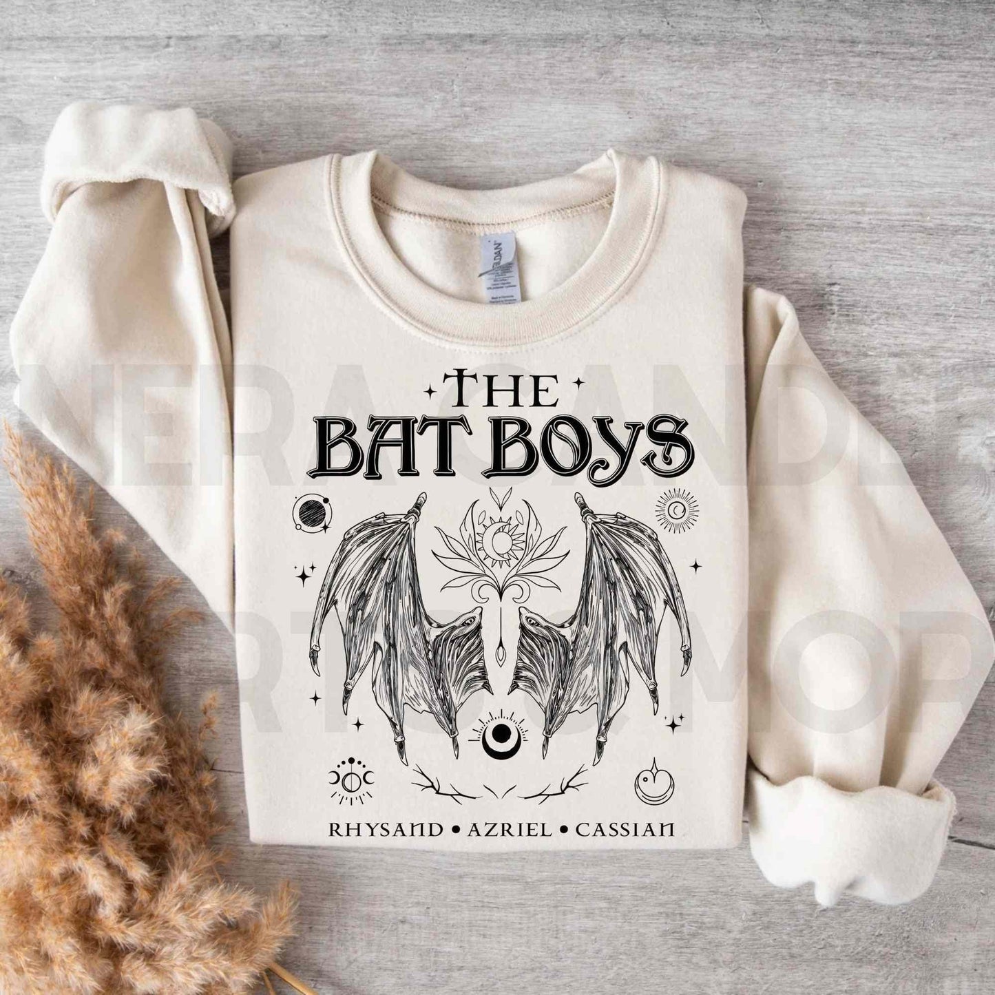ACOTAR bat boys Sweater - starlight Fandom Wear, Night court shirt, illyrian Sweater, BookfanGift, acotar-Merchandise, booknook, rhysand