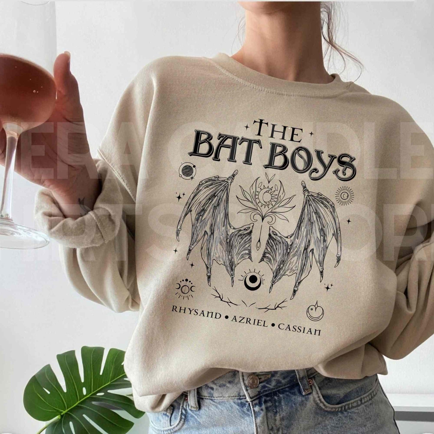 ACOTAR bat boys Sweater - starlight Fandom Wear, Night court shirt, illyrian Sweater, BookfanGift, acotar-Merchandise, booknook, rhysand