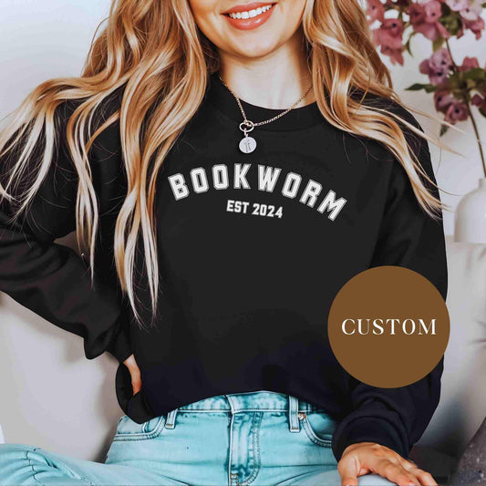 customizable bookworm sweater, Librarian Shirt, Book Lover Clothes, Book Shirt, Book Shelf Design Tee, Reading Shirt, Bookworm Tee shirt
