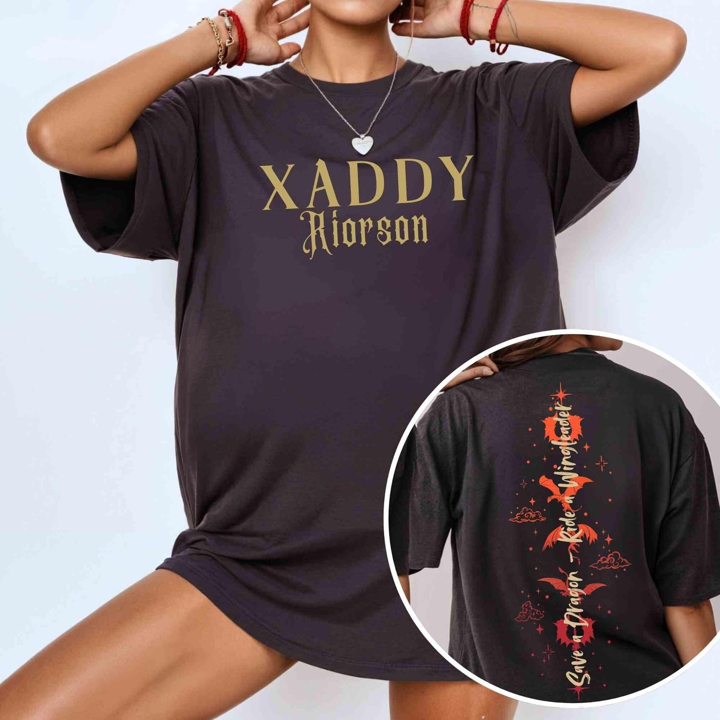 Xaddy Shirt, Xaden Riorson, Onyx Fourth Wing Shirt, Dark Academia, Storm Wing Merch, Basgiath, Onyx storm, Romantik, Fantasy, Onyx Xaddy