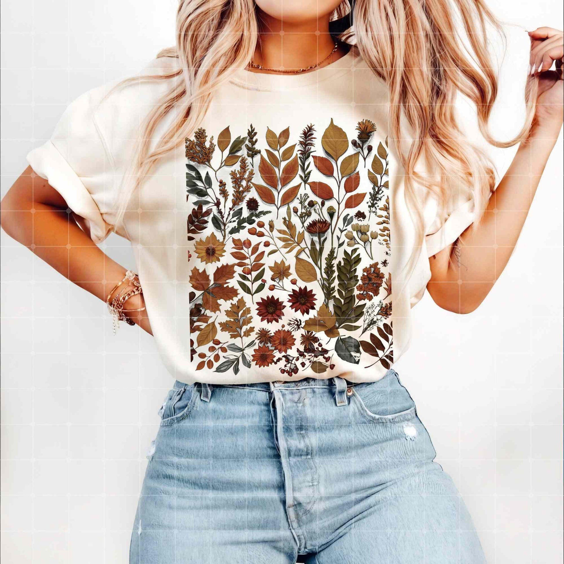 dark academia flowers Shirt, Moon Moth shirt, Goblincore Charms, Boho Wildflower Shirt, Moon Stars Botanical Floral Natur Top, Goth Shirt