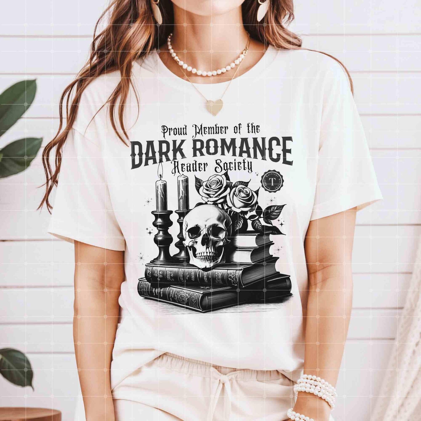 Dark Romance T-Shirt, Dark Reader, Bookfan Gift, trigger warnings, morally grey club, spicy book, smut reader, goth, edgar allan, booknook
