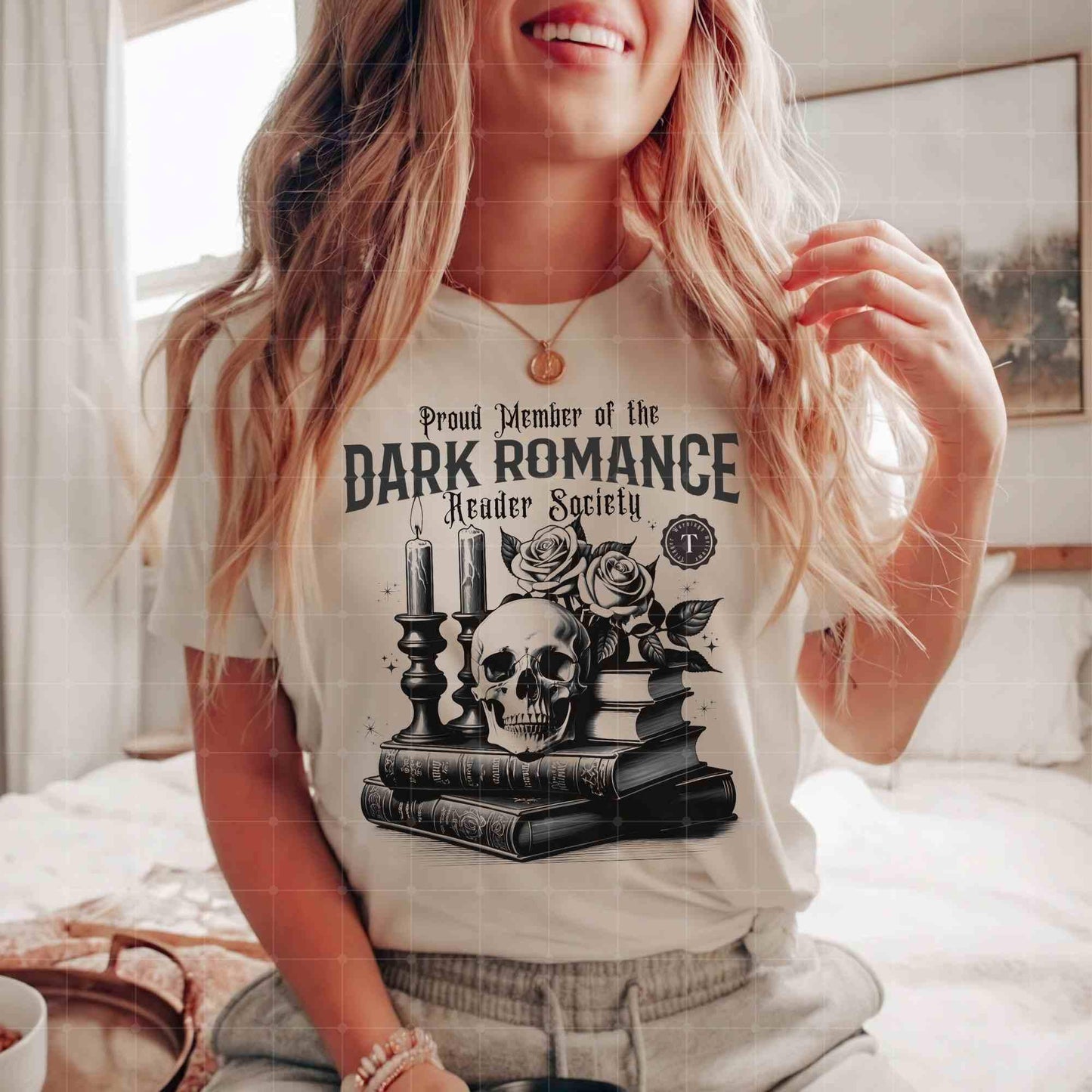 Dark Romance T-Shirt, Dark Reader, Bookfan Gift, trigger warnings, morally grey club, spicy book, smut reader, goth, edgar allan, booknook