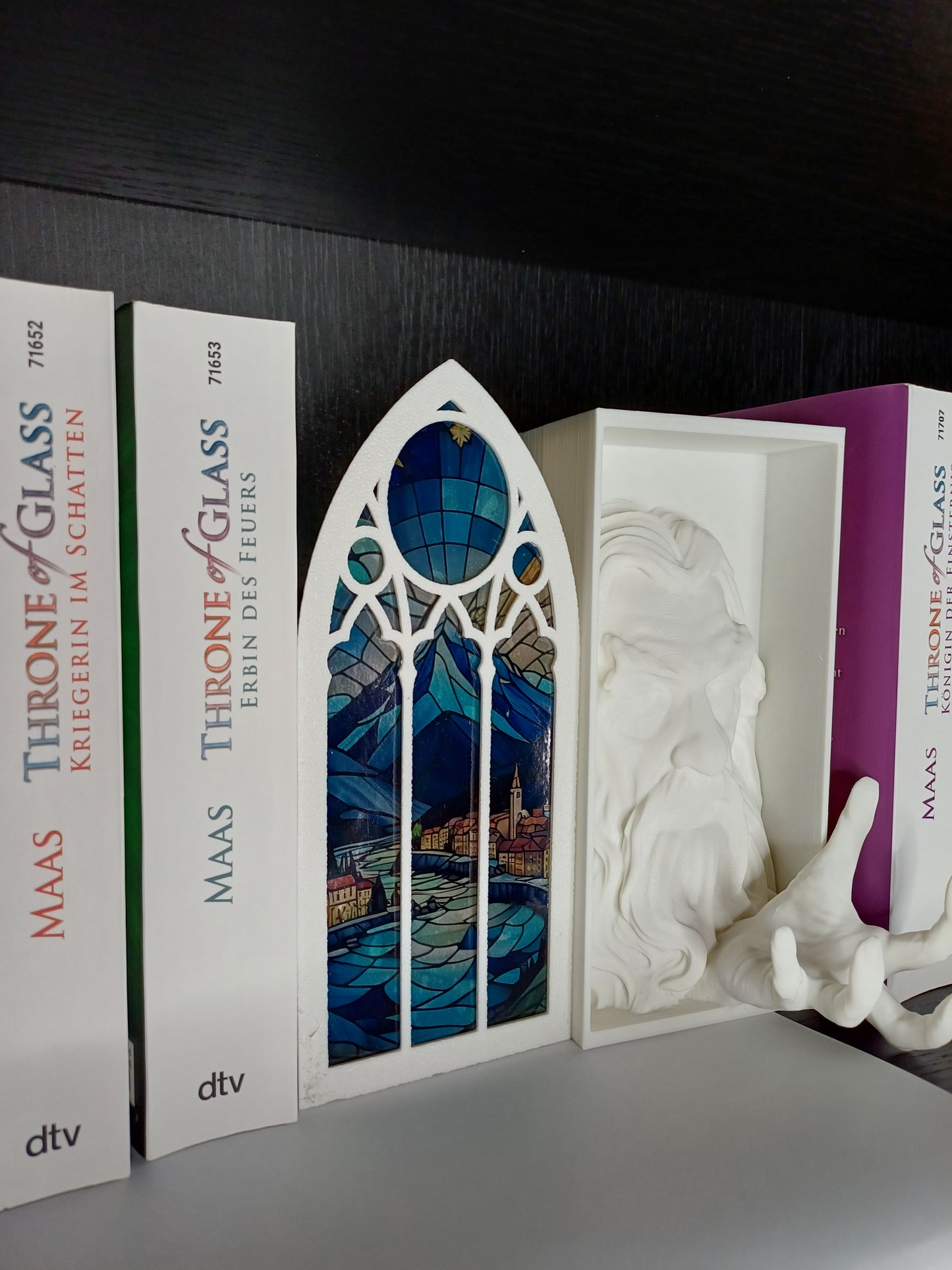 Fantasy Stadt leuchtends Booknook