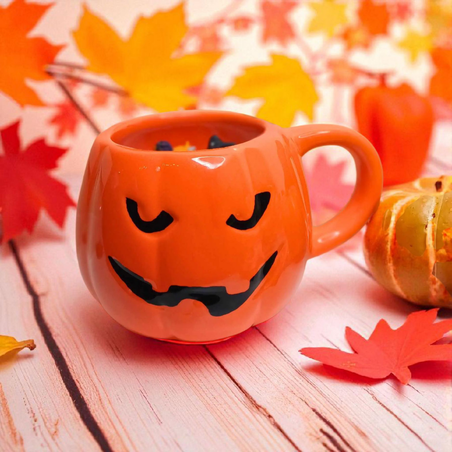 Kürbis Tassenkerze - Limitiert