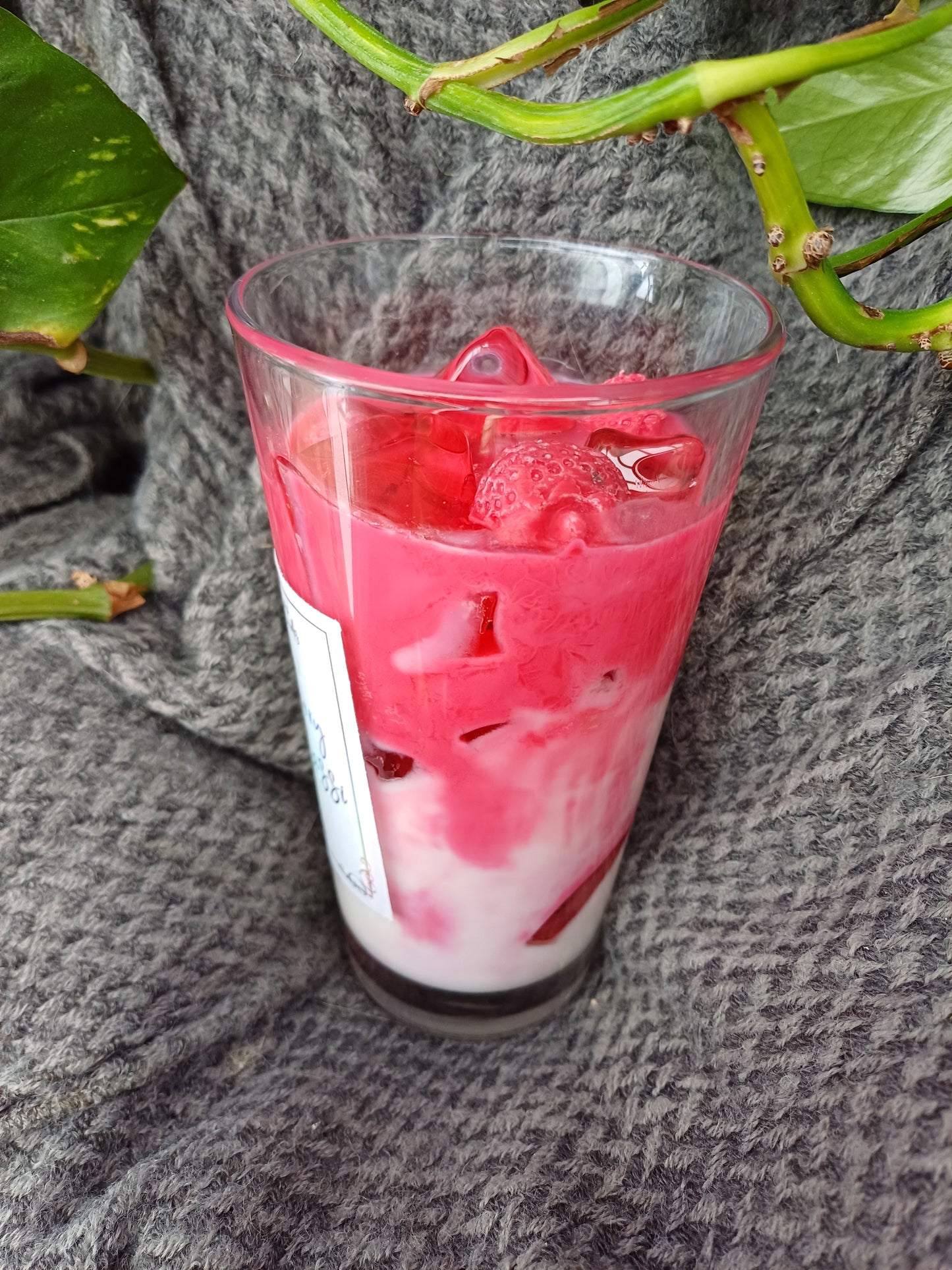 Strawberry Cherry Lassi