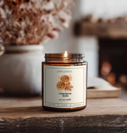 Cinnamon Rolls Winterkerze