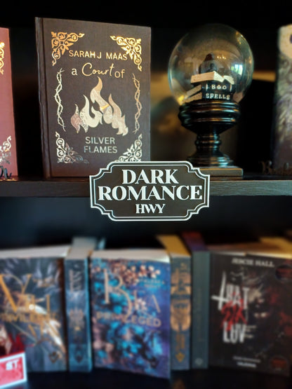 Dark Romance Highway Genre Schild Deluxe-Variante