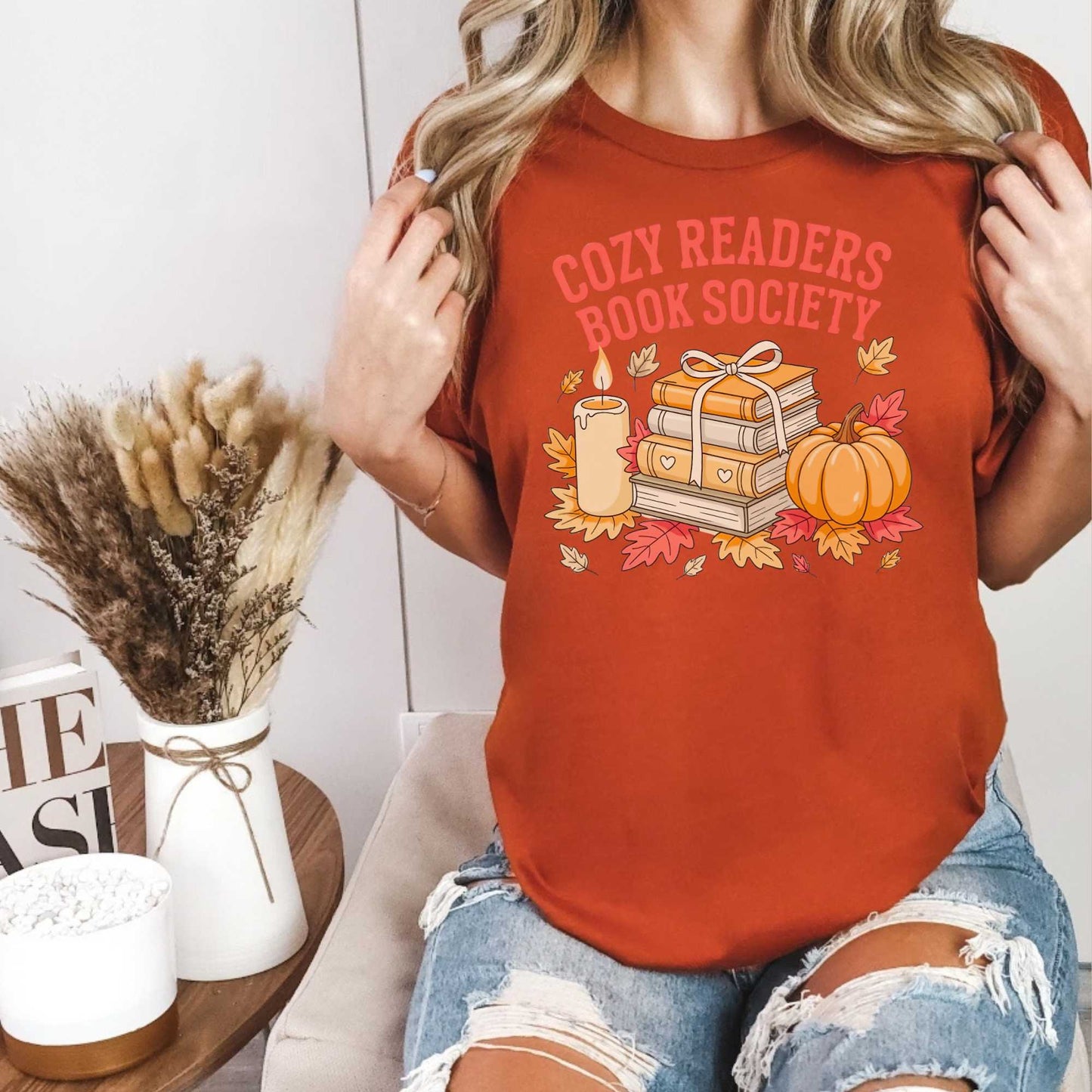 Cozy Readers Reading Shirt - Herbstkollektion