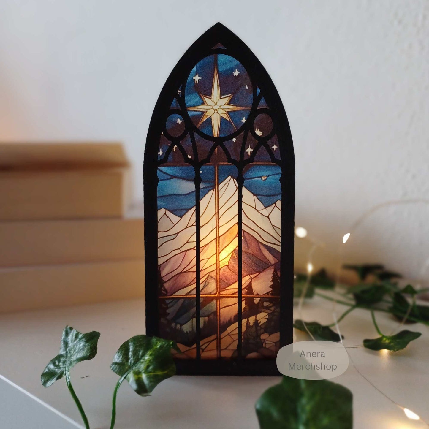 Fantasyberge leuchtends Booknook