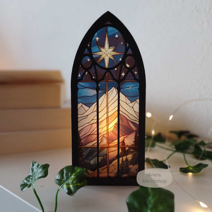 Fantasyberge leuchtends Booknook