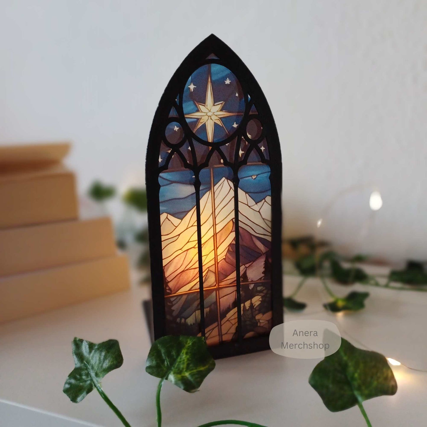 Fantasyberge leuchtends Booknook