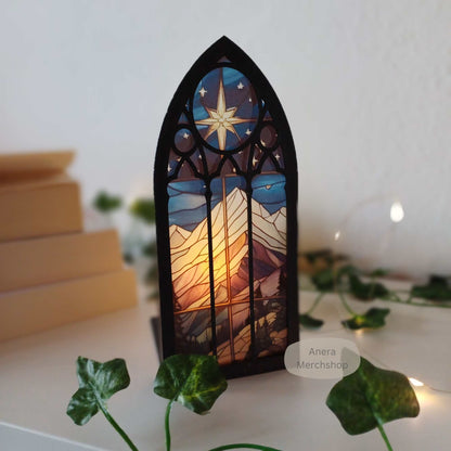 Fantasyberge leuchtends Booknook