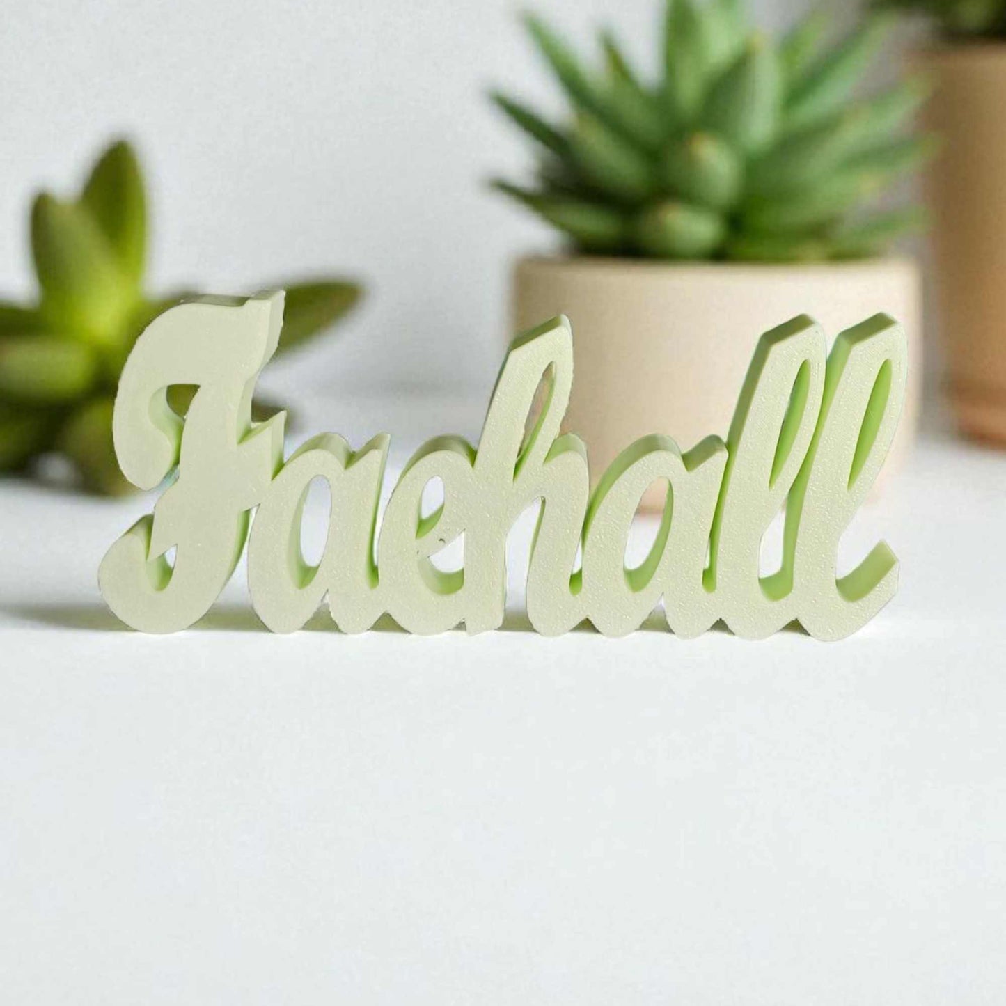 Faehall Schriftaufsteller Bücherregal