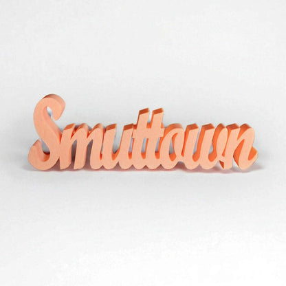 Smuttown Schriftaufsteller Bücherregal