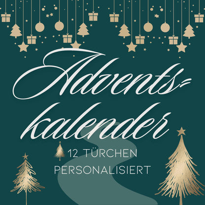 Adventskalender personalisiert 12 Türchen