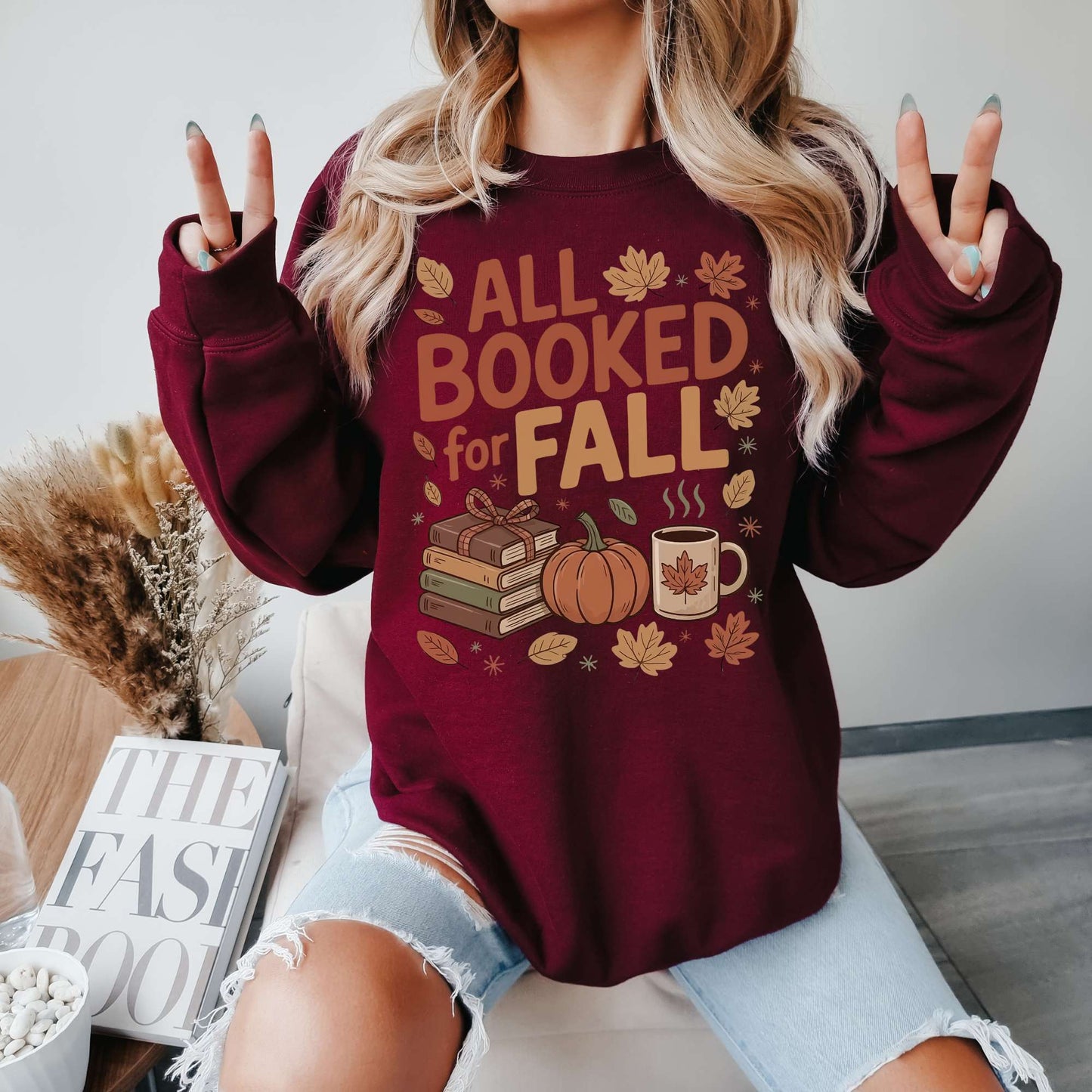 All Booked for Fall Sweater/Hoodie
