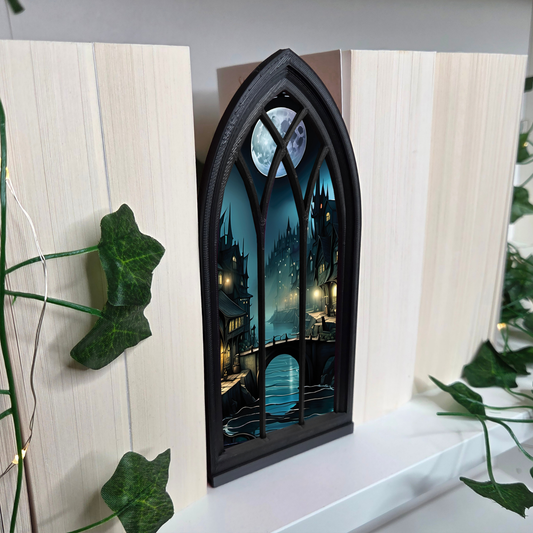 Hafenstadt Regalfenster Booknook